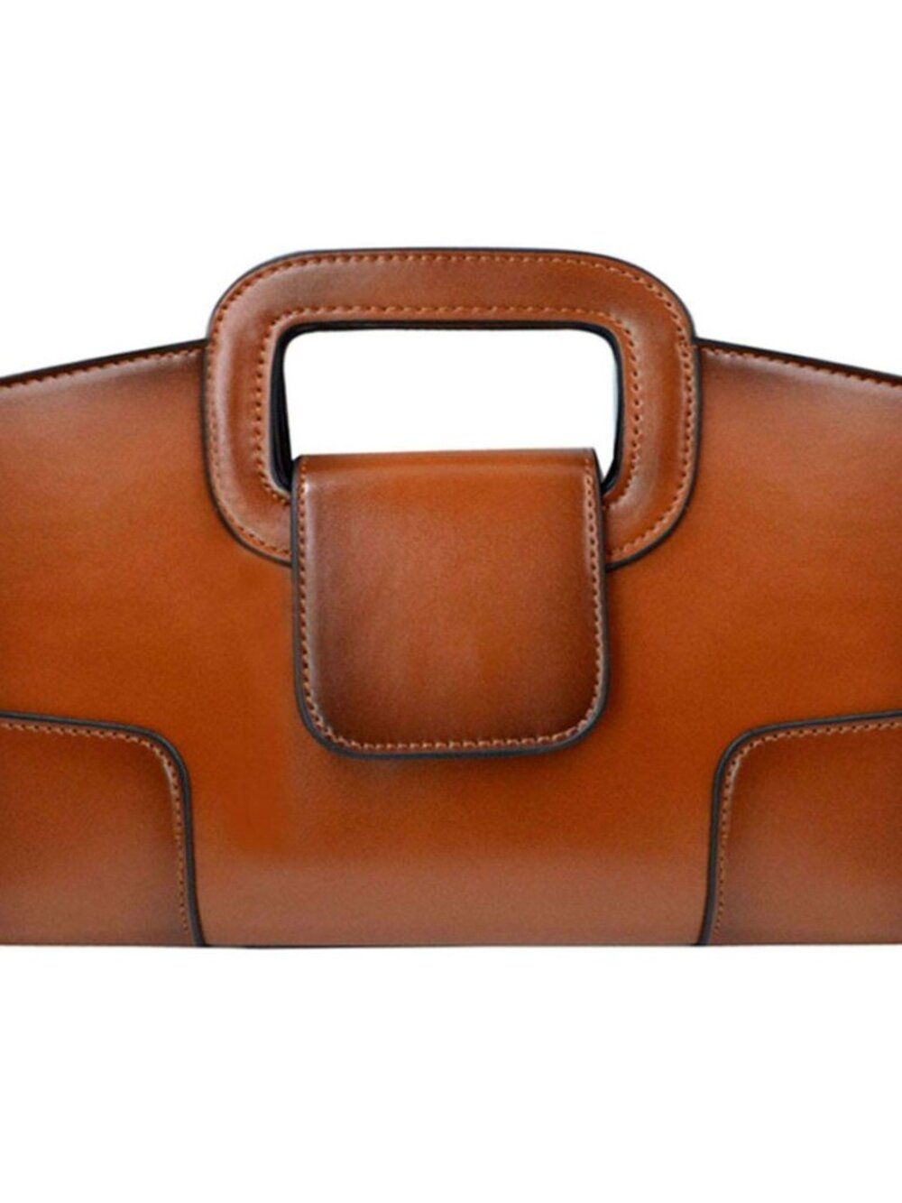 ZLMBAGUS Women Vintage Flap Tote Top Handle Satchel Handbags PU Leather Clutch